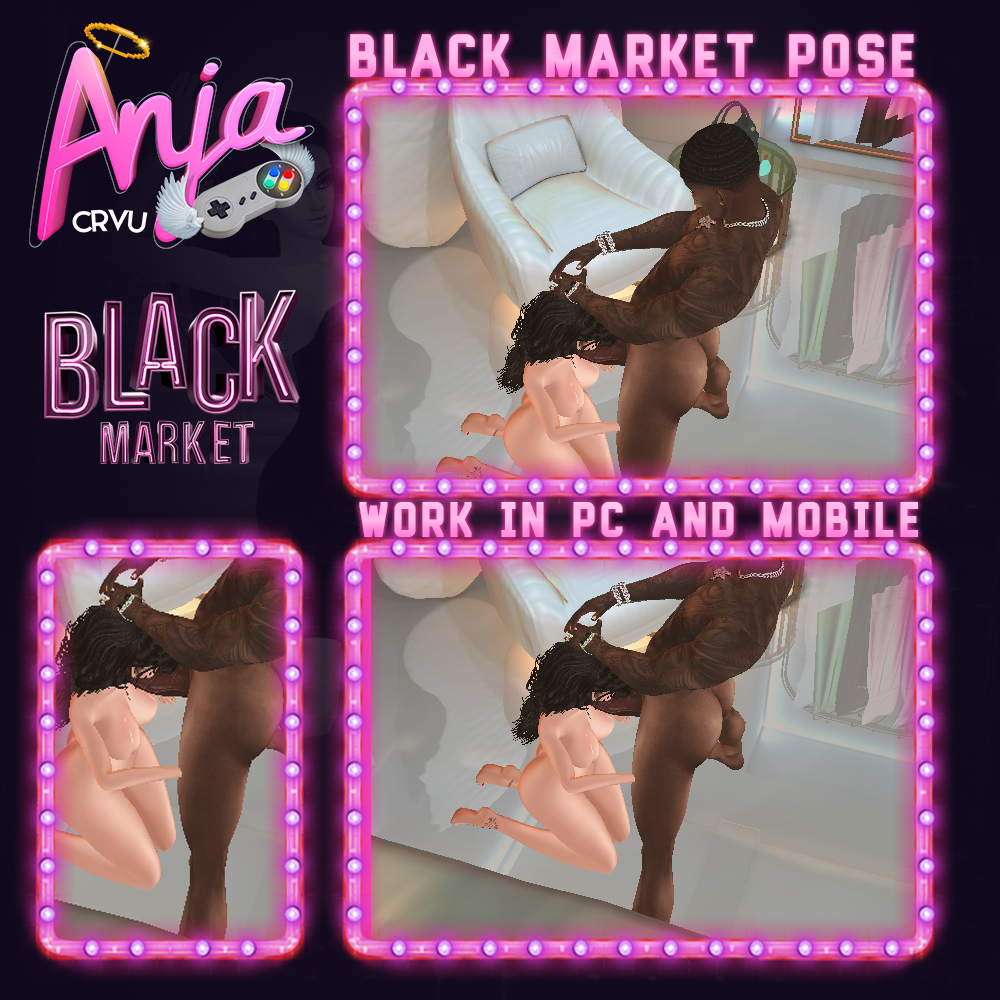 Pose Sticke P2 Kale - Black Market IMVU Poses