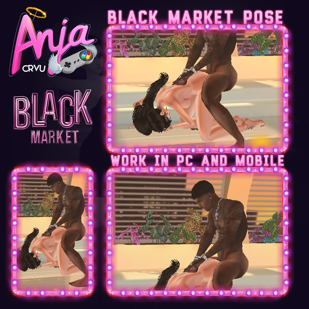 Pose Sticke P3 Kale - Black Market IMVU Poses